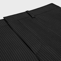 sorbonne pants IN striped wool - NUIT/GRIS -  - 2 | CELINE