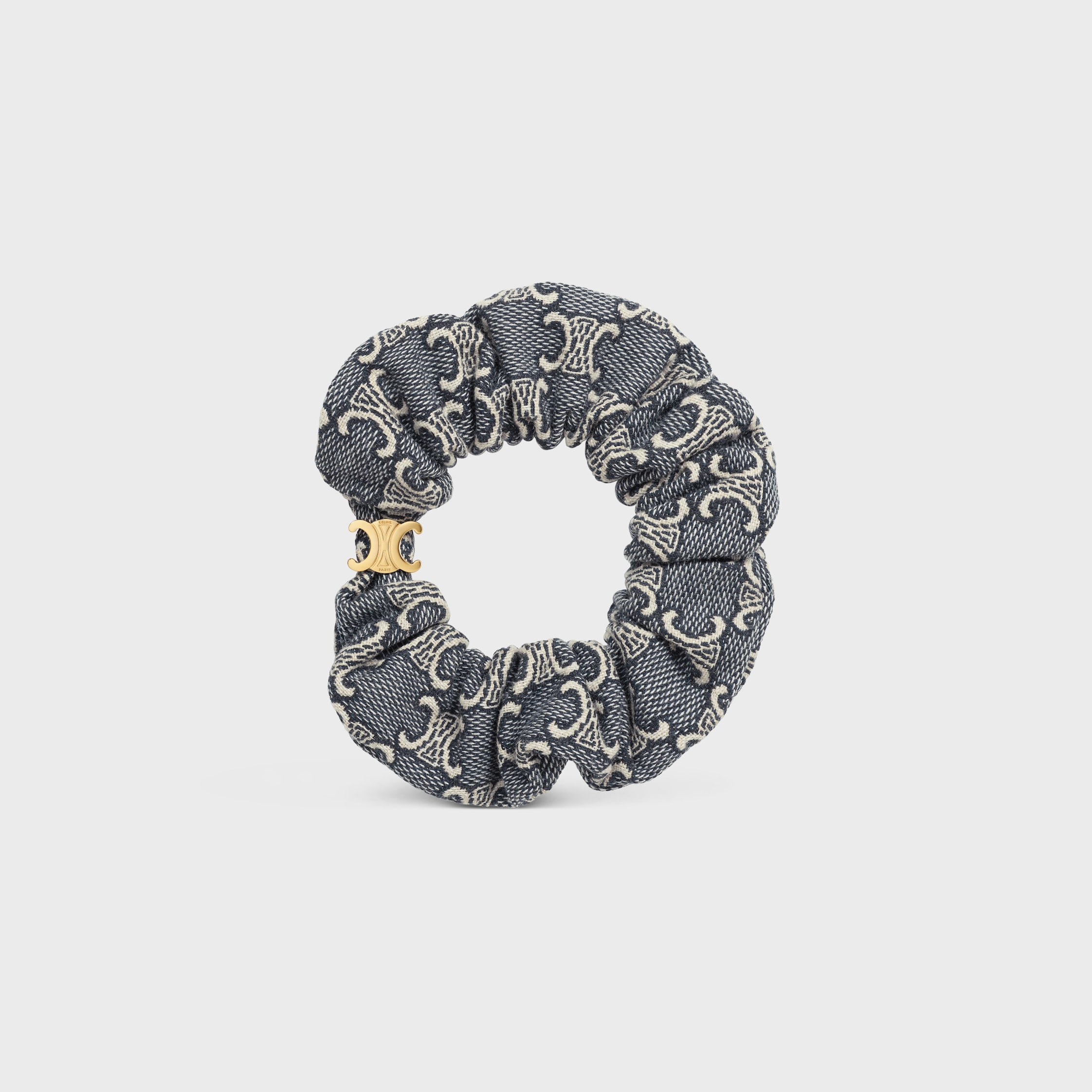 CELINE ジャカード トリオンフ シュシュ / コットン、ポリエステル