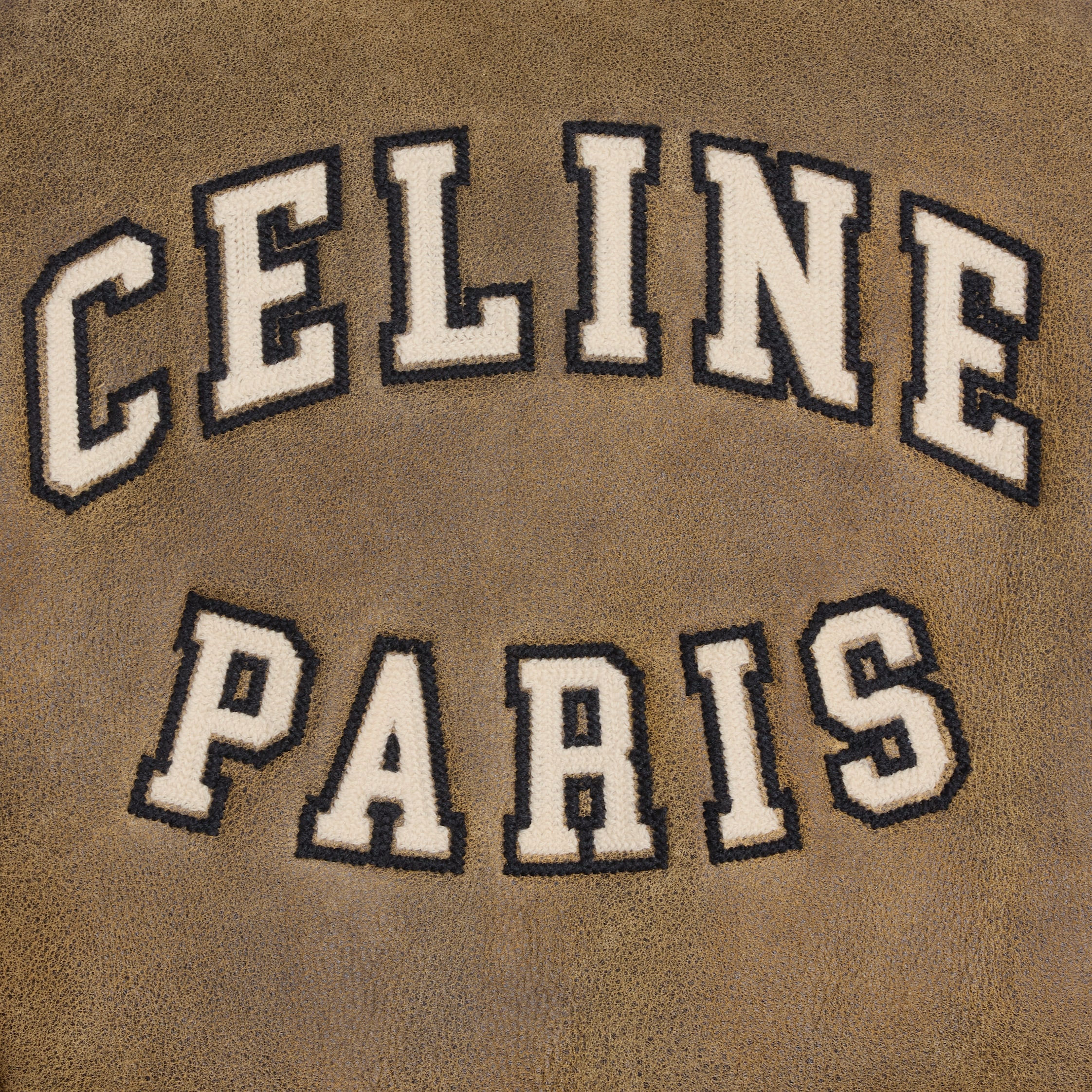 ブルゾン CELINE SS25 Celine Aviateur Brode Blouson (2EB60674R 31HN) Celine Aviateur Brode Blouson (CELINE/レザージャケット