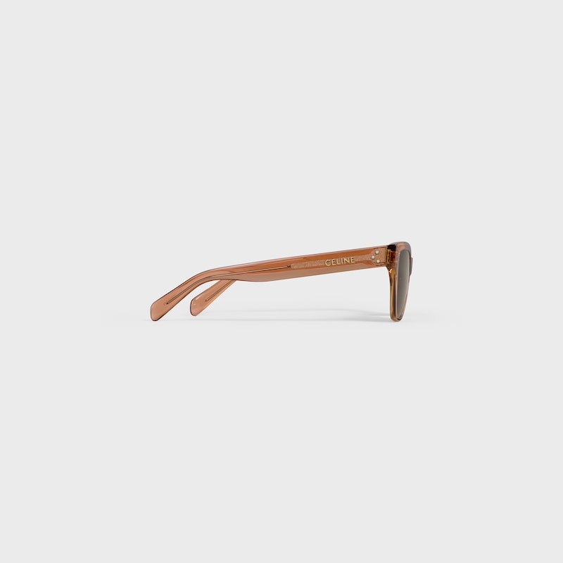 GAFAS DE SOL ESTILO OJOS DE GATO&nbsp;S359 DE ACETATO - &Aacute;MBAR TRANSPARENTE -  - 1 | CELINE