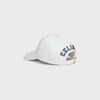 anchor baseball cap in washed cotton - OFF WHITE -  - 4 | CELINE