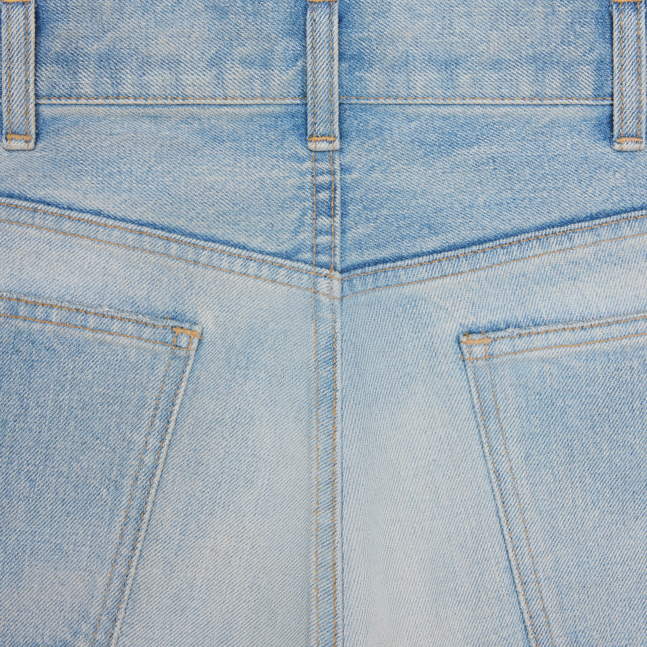 CELINE ウェスリージーンズ / イーストサイド ディストレスト デニム wesley jeans in eastside distressed denim - EASTSIDE