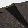 classic jacket IN MICRO HOUNDSTOOTH WOOL - GRIS/MARINE -  - 3 | CELINE