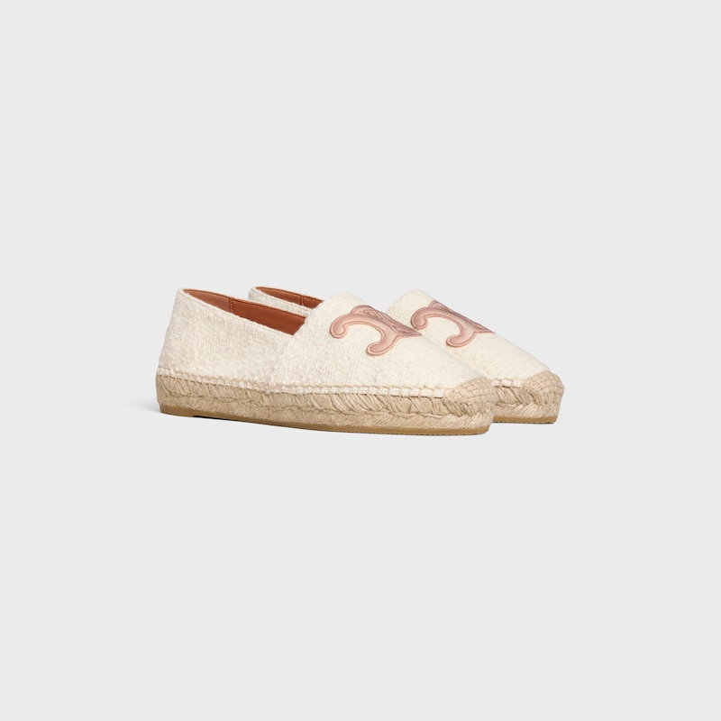 LES ESPADRILLES CELINE  EN Tweed - CREME -  - 1 | CELINE