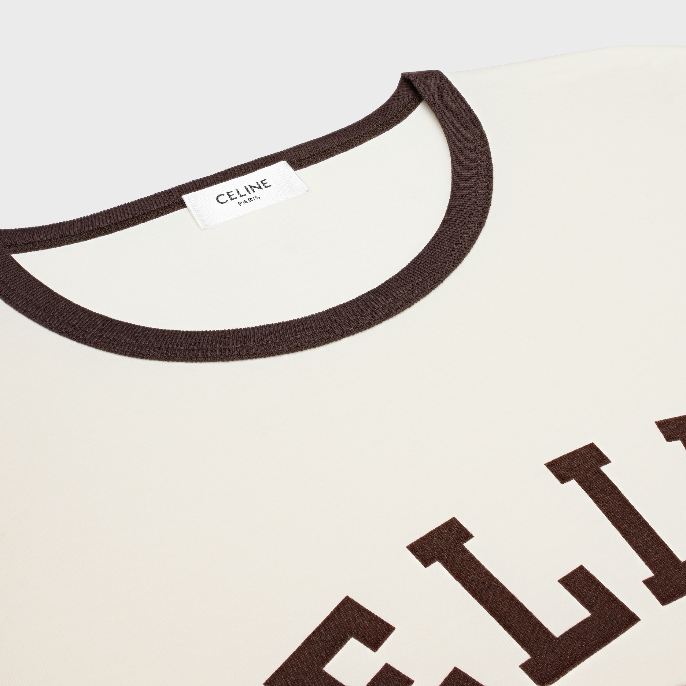 【CELINE】BLASON 70’s Tシャツ Women's Celine blason 70's t-shirt in cotton jersey | CELINE
