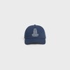 anchor baseball cap in washed cotton - INDIGO -  - 2 | CELINE
