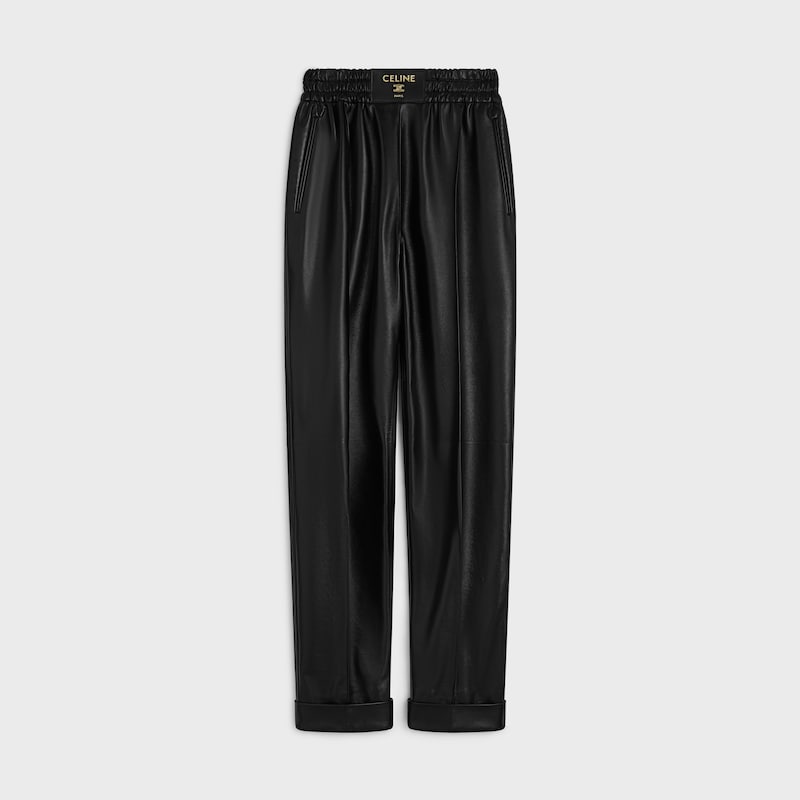 trousers IN lambskin - BLACK -  - 1 | CELINE