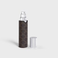 TRAVEL SPRAY Case in Triomphe Canvas and Calfskin - BLACK - SMALL GIFTS - 1 | CELINE