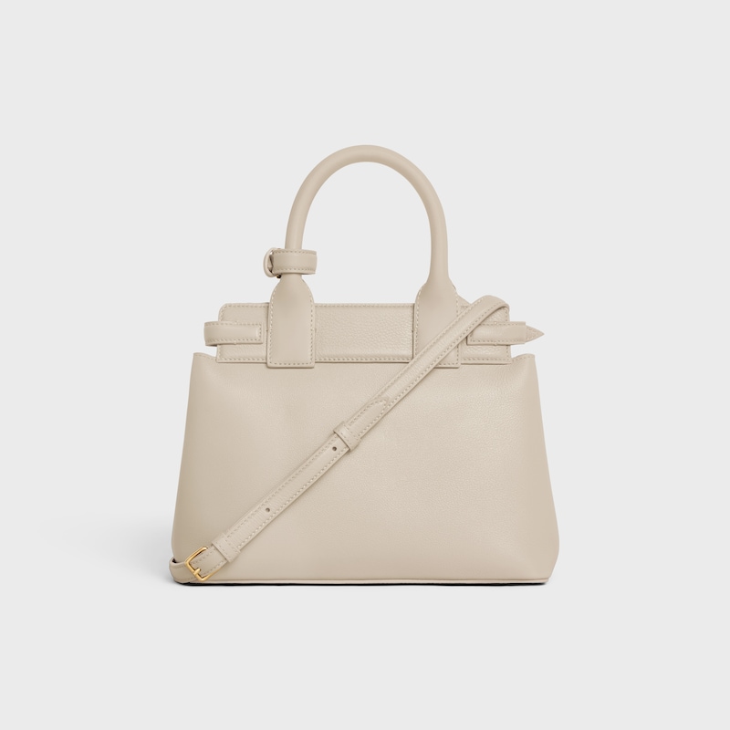 TEEN CELINE CONTI柔軟粒面牛皮革手袋 - 淺石灰色 - CONTI - 1 | CELINE