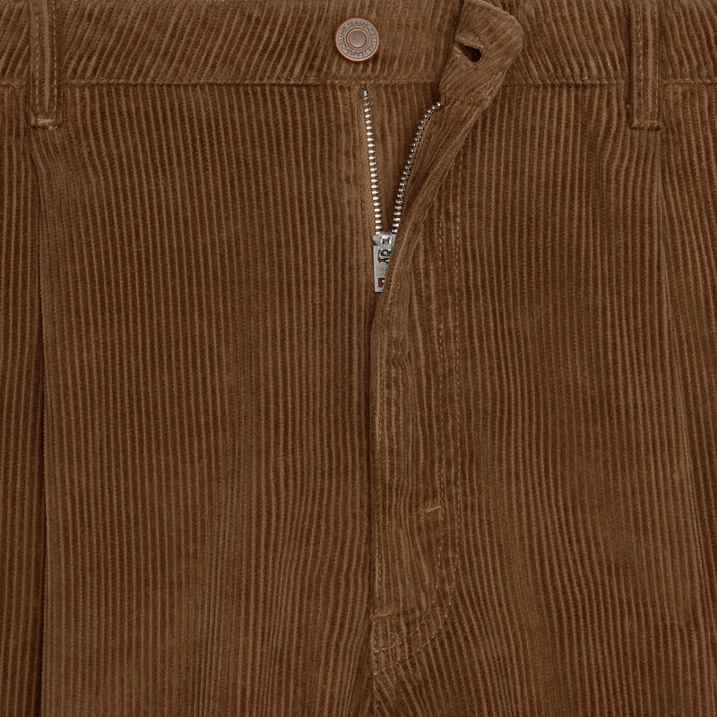 chinos IN corduroy - 70'S BROWN LIGHT STONE WASH -  - 1 | CELINE