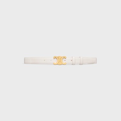 미디엄 25MM 트리옹프 벨트 - 토뤼옹 가죽 - 라이스 -  - tileIndex | CELINE