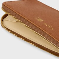 長款拉鍊卡包 - 淡棕褐色 / 淡奶白色 - 新品 - 2 | CELINE
