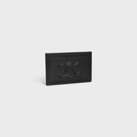 CARD HOLDER CUIR TRIOMPHE IN SHINY CALFSKIN - BLACK - GIFT FINDER - 2 | CELINE