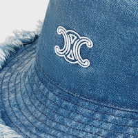 triomphe bucket hat IN COTTON DENIM - VIVIENNE GLASS -  - 2 | CELINE