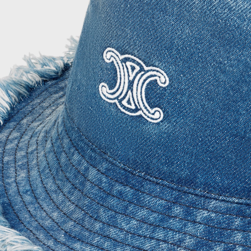 TRIOMPHE棉質牛仔布漁夫帽 - VIVIENNE GLASS -  - 1 | CELINE