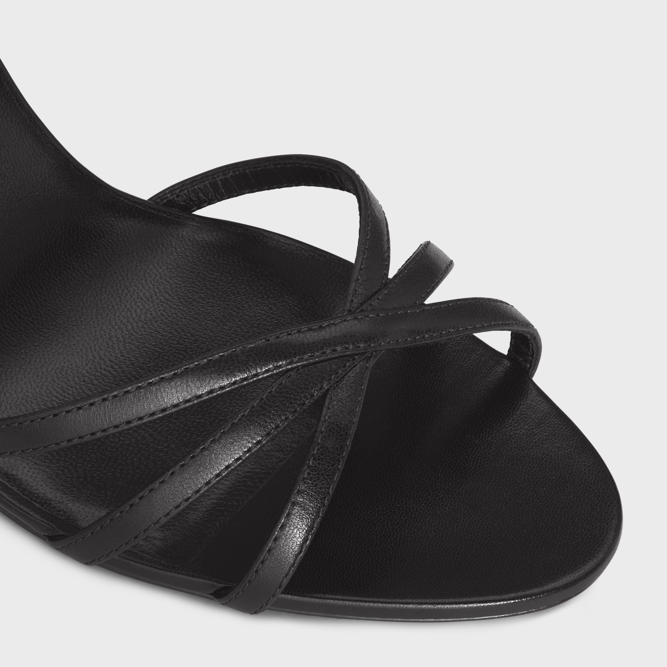 【日本入手困難】CELINE SOIR SANDAL IN LAMBSKIN CELINE SOIR SANDAL IN LAMBSKIN - BLACK | CELINE