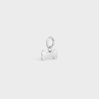 Bone dog medal in brass - SILVER - DOG ACCESSORIES - 2 | CELINE