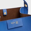 SAC CUBO PETIT MODÈLE Veau souple - BLEU OXYDE - SACS À MAIN - 4 | CELINE