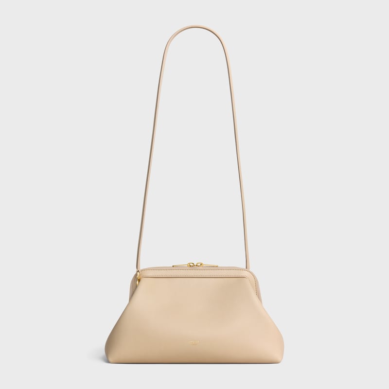 SMALL DOCTOR POUCH IN SUPPLE NATURAL CALFSKIN - DEEP IVORY - SHOULDER BAGS - 1 | CELINE