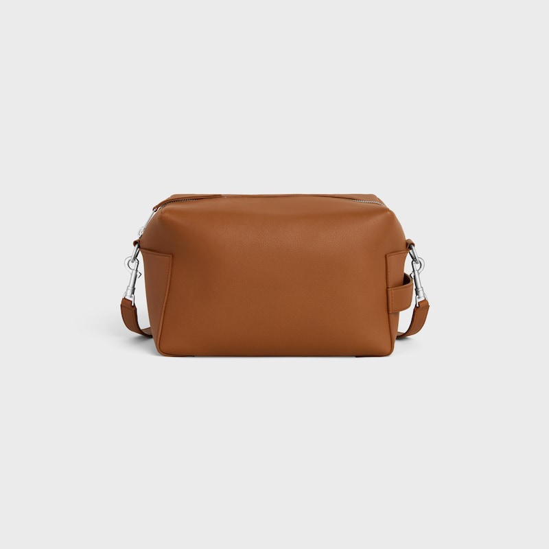CROSSBODY BAG TAKE AWAY IN SMOOTH CALFSKIN - SOFT TAN / BLACK - NEW - 1 | CELINE