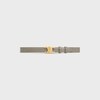 Medium 25MM Triomphe Belt in Taurillon Leather - PEBBLE -  - 1 | CELINE