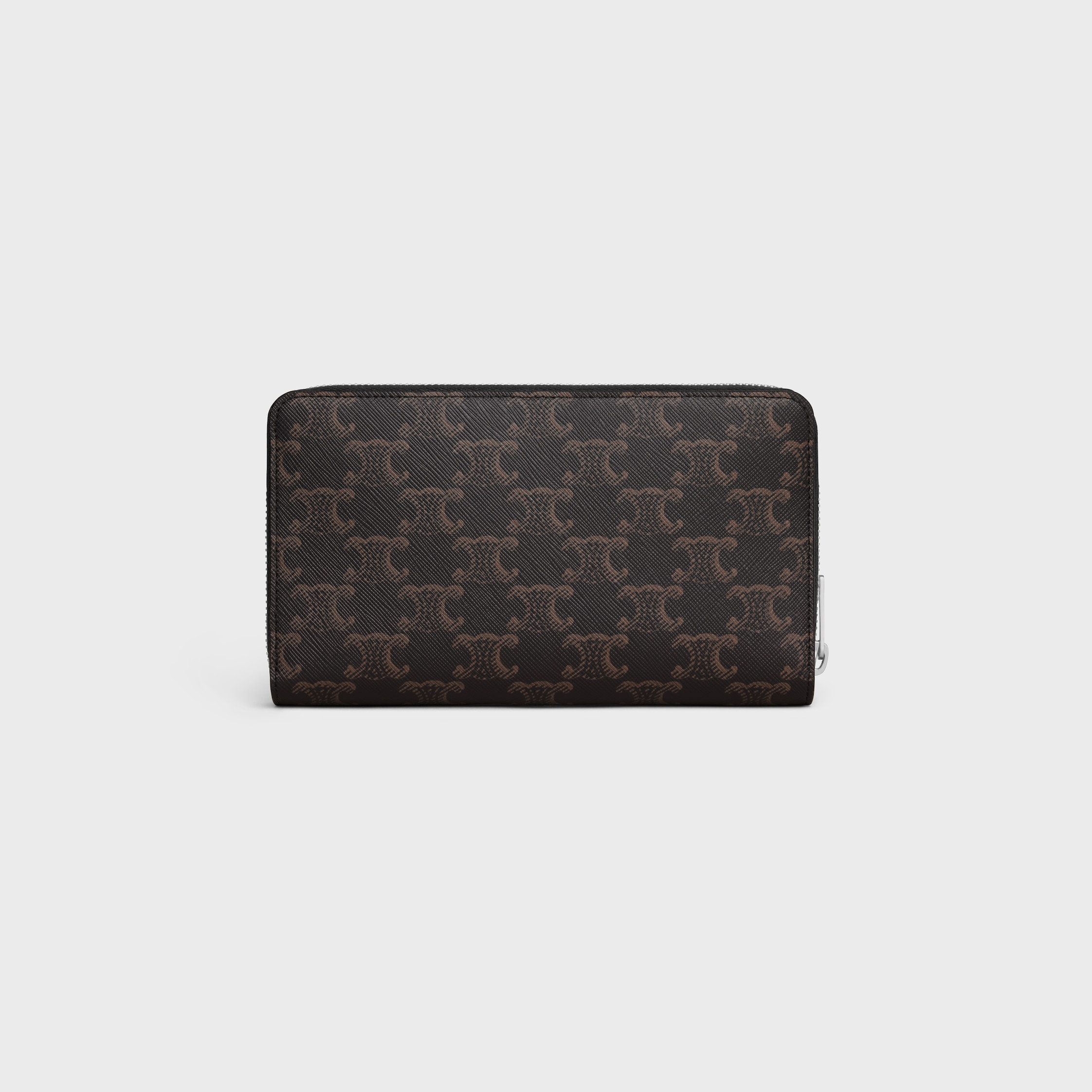 CELINE ラージ ジッパー 財布 - トリオンフ キャンバス CELINE】ラージ ジップウォレット トリオンフ キャンバス