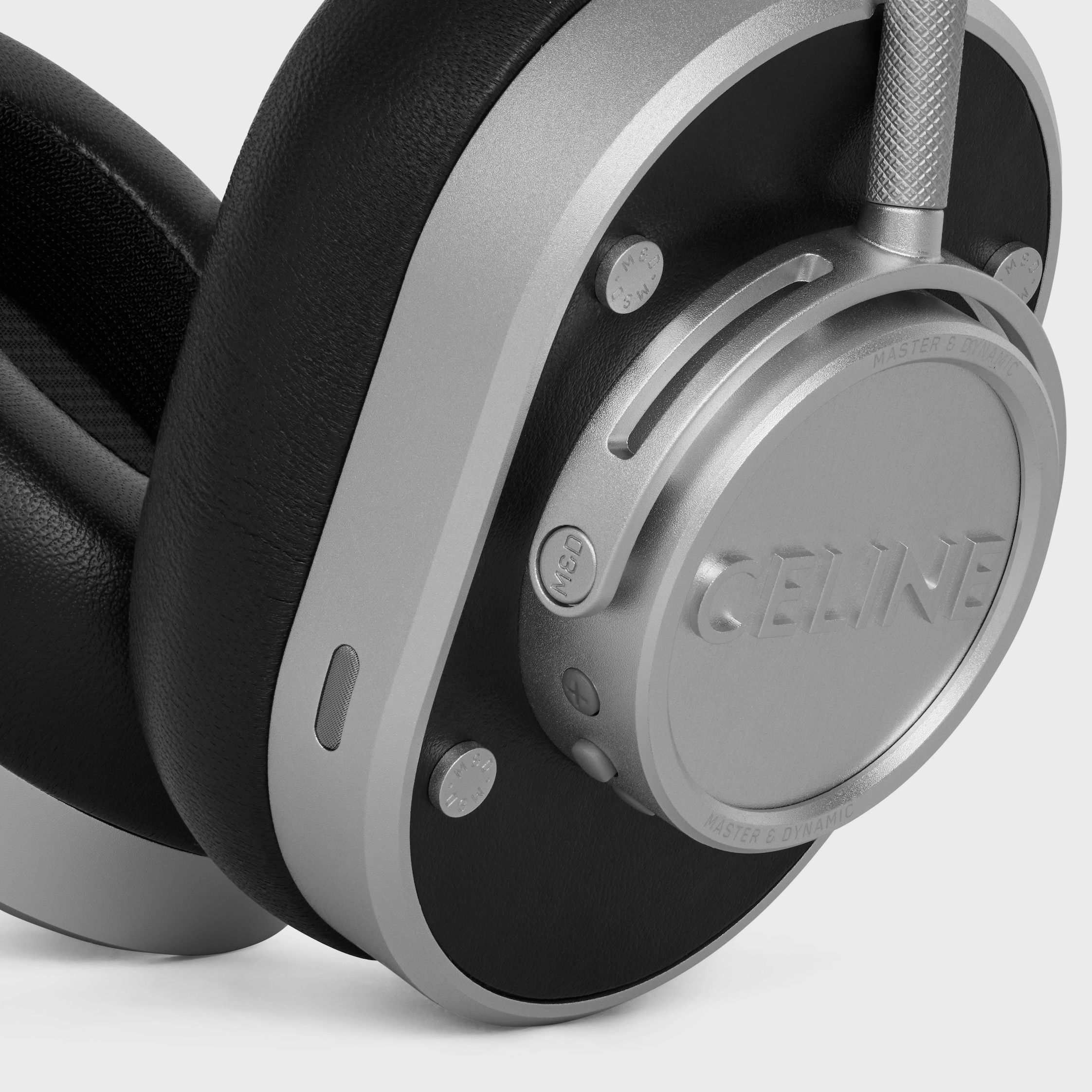 Headphones in smooth calfskin and lambskin with Celine