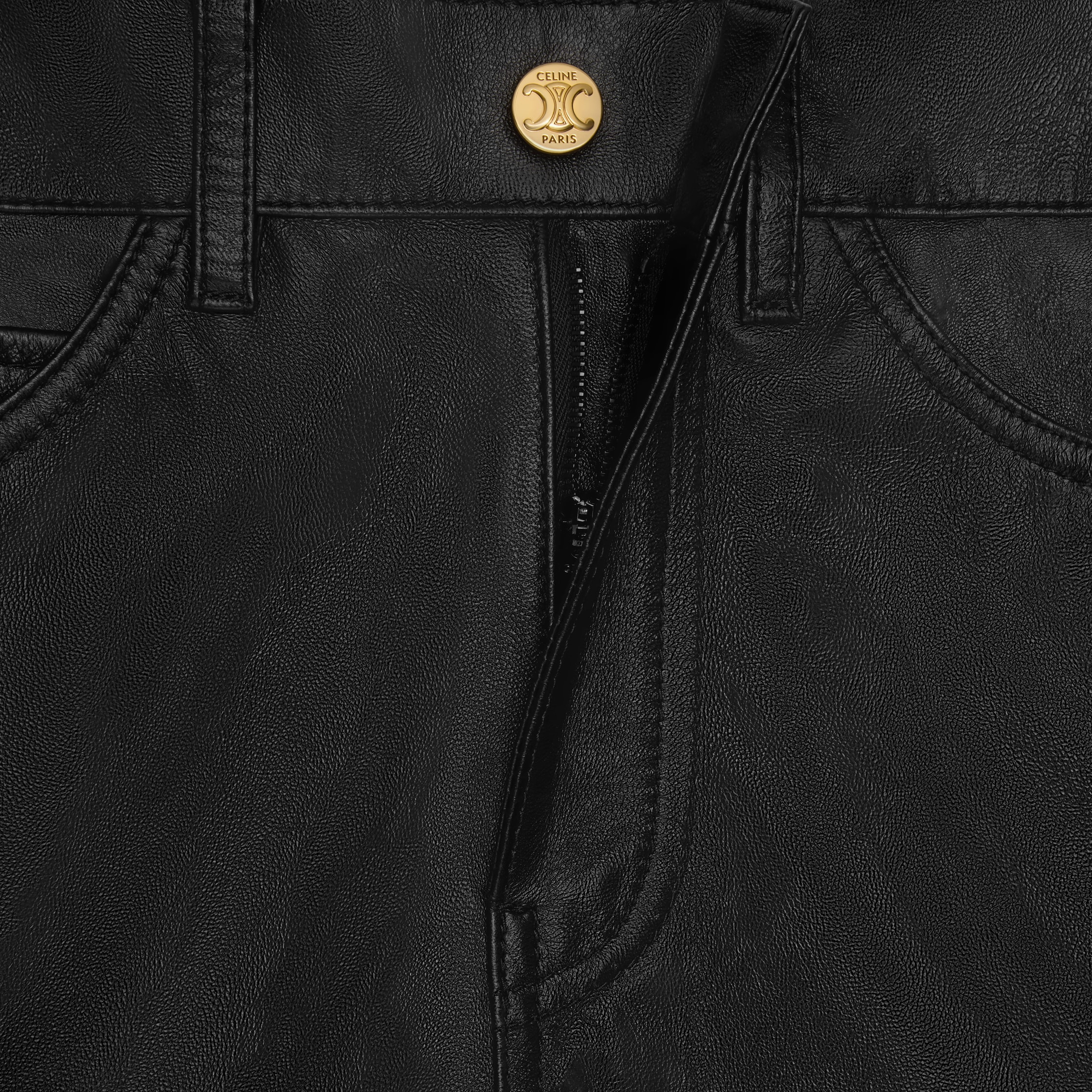 関税込 CELINE セリーヌ ソワール / ラムスキン CELINE セリーヌ 24SS ソフトラムスキン クラシックストレート
