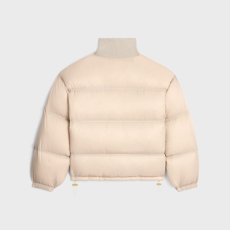 puffer jacket IN light nylon - BEIGE -  - 1 | CELINE