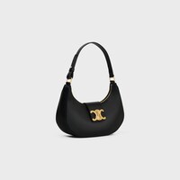 MEDIUM AVA TRIOMPHE BAG IN smooth Calfskin - BLACK - AVA - 2 | CELINE