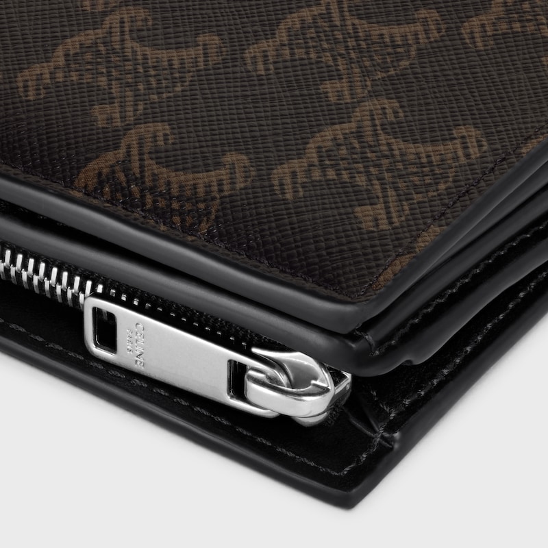 Compact Wallet IN Triomphe Canvas - BLACK - GIFT FINDER - 1 | CELINE