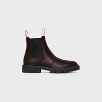 CELINE - MARGARET CHELSEA BOOT in Calfskin - DARK BROWN -  - 1 | CELINE