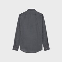 格子棉質寬鬆襯衫 - NAVY/CRAIE/VERT -  - 2 | CELINE