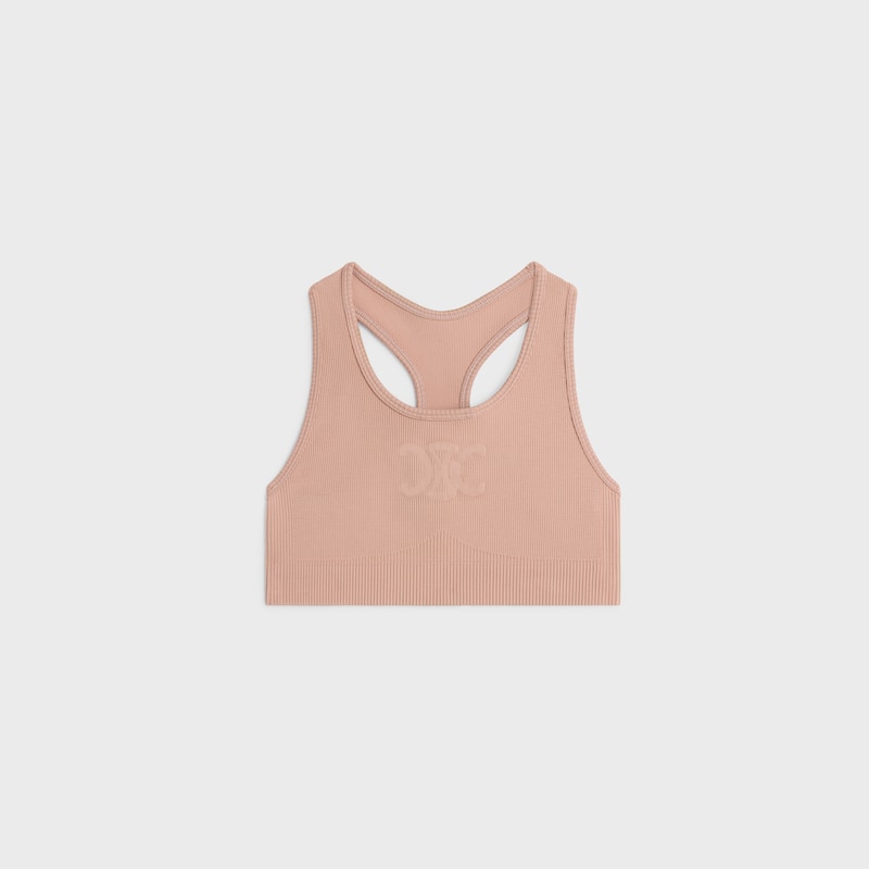 brassi&egrave;re triomphe jersey technique - Rose Givr&eacute; -  - 1 | CELINE