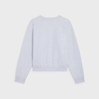 레귤러 스웨트셔츠 - 코튼 플리스 - 페일 그레이/멀티컬러 -  - 2 | CELINE