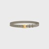 Medium 25MM Triomphe Belt in Taurillon Leather - PEBBLE -  - 3 | CELINE