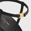 CELINE 수아르 샌들 - 램스킨 - 블랙 -  - 5 | CELINE