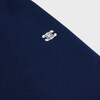 tracksuit pants in double face jersey - BLEU NUIT/ECRU/OFF WHITE -  - 4 | CELINE