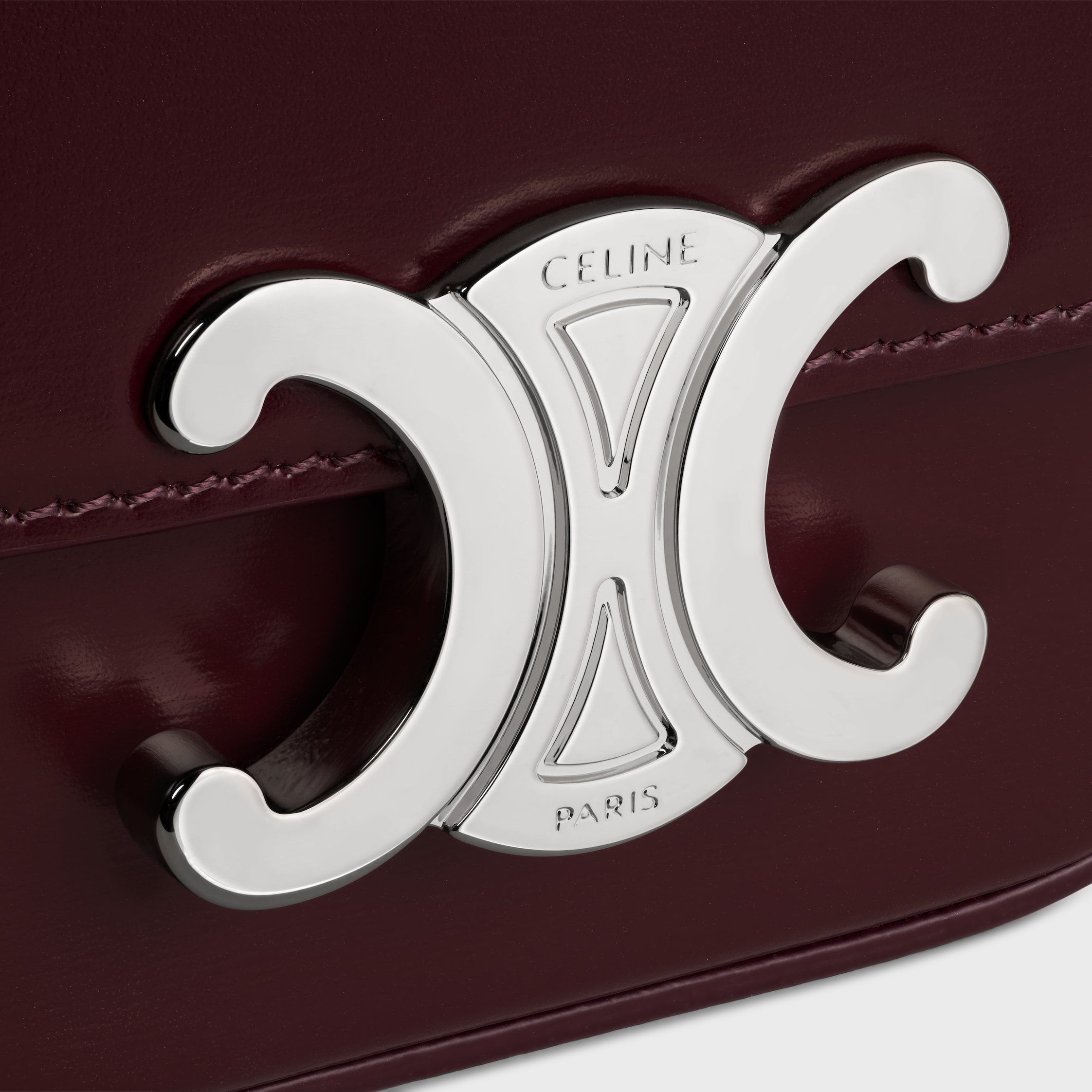 +ミニ+CELINE セリーヌミニ クロード / シャイニーカーフスキン CELINE ミニ クロード / シャイニーカーフスキン ブラック
