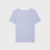 t-shirt 70's celine jersey rayé - BLANC/BLEU MARINE -  - 2 | CELINE