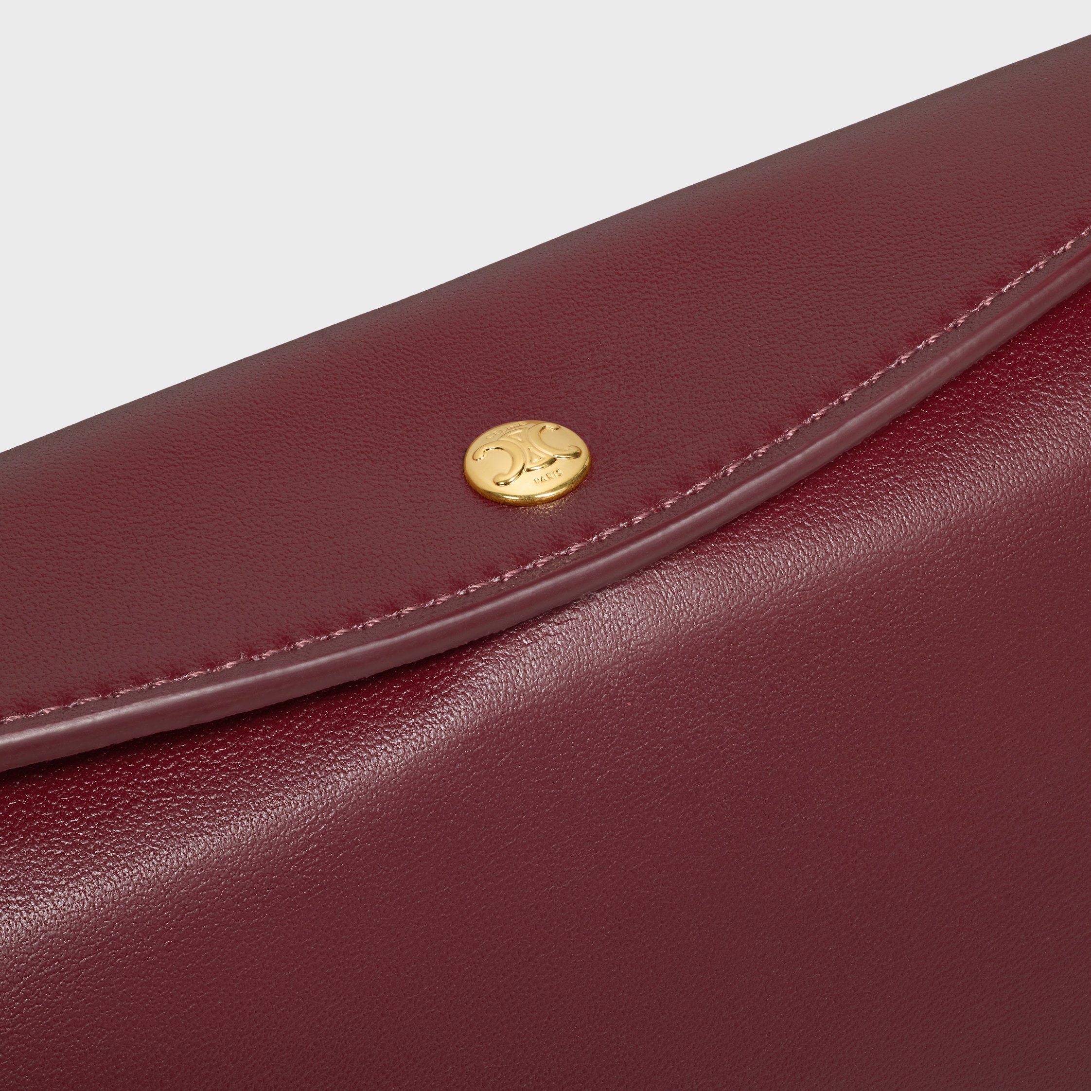 TRIO FLAP IN Smooth Lambskin - SYRAH | CELINE