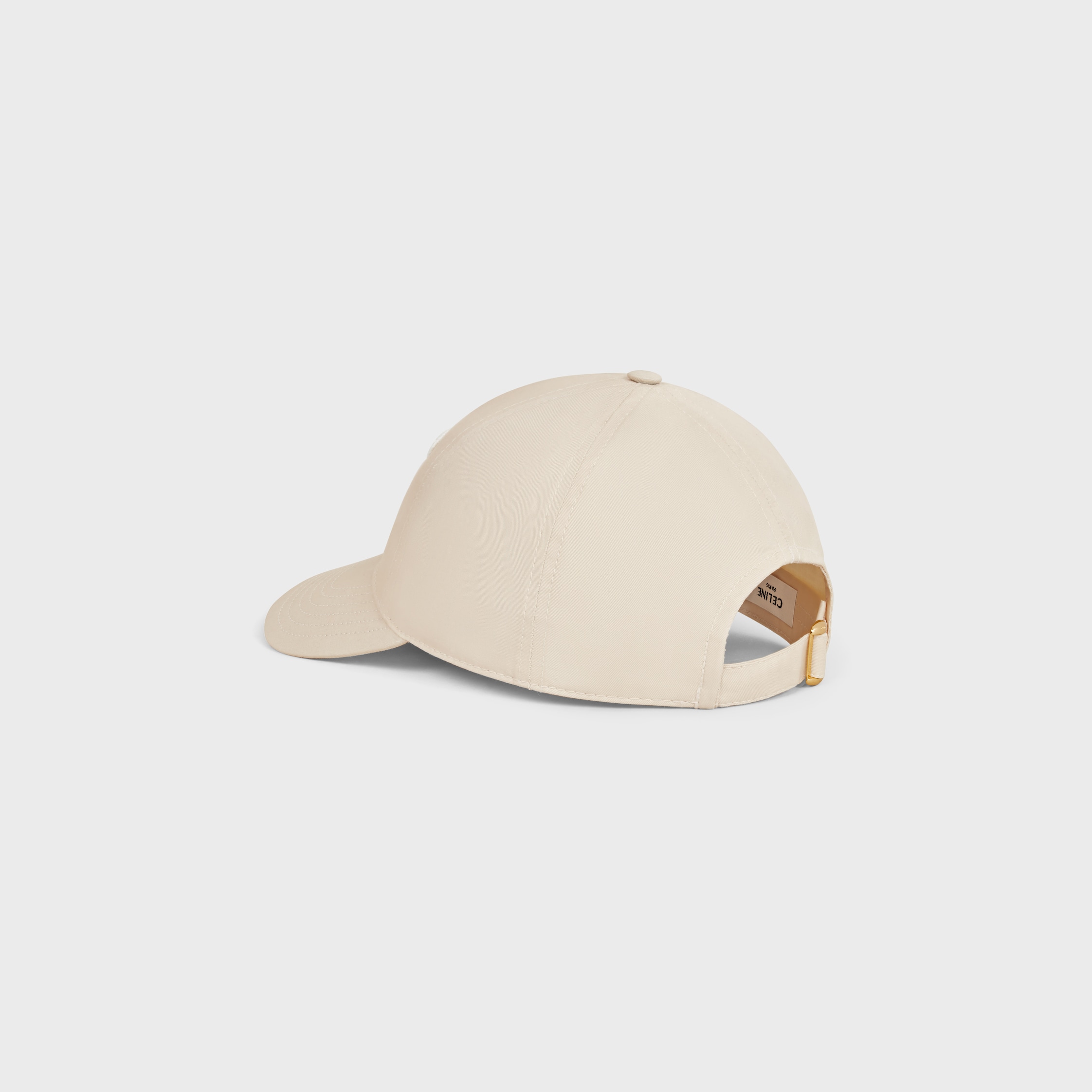 triomphe baseball cap in cotton - VANILLA | CELINE