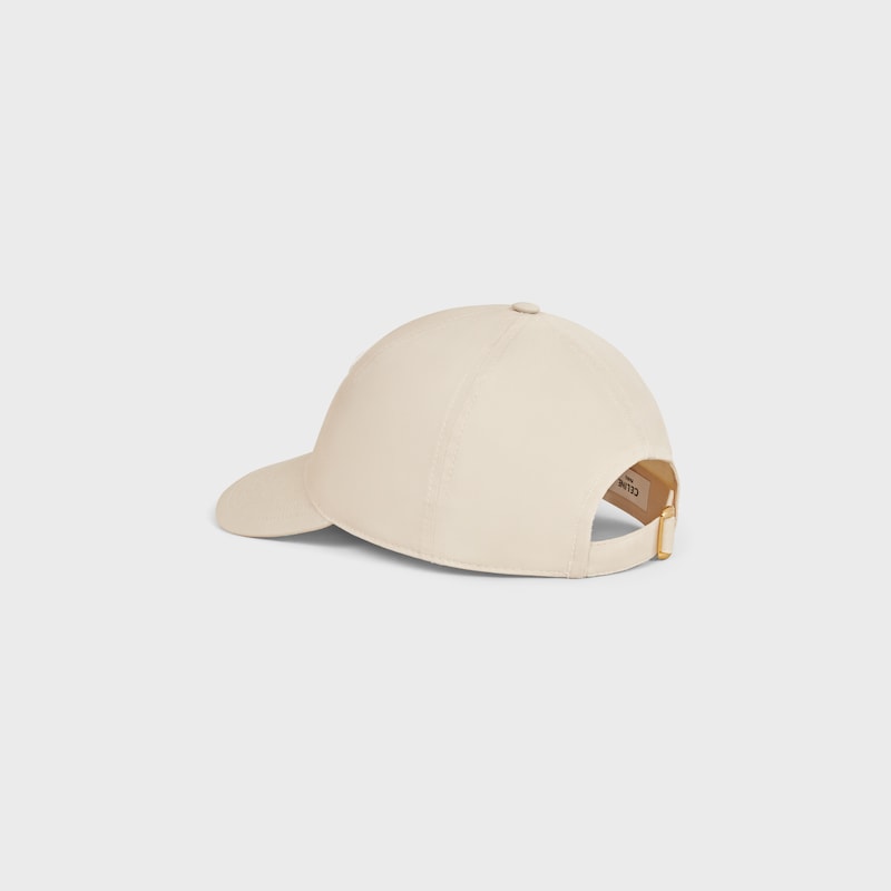 triomphe baseball cap in cotton - VANILLA -  - 1 | CELINE