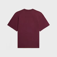 t-shirt IN cotton jersey - BURGUNDY / OFF WHITE -  - 2 | CELINE