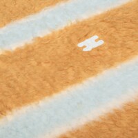 polo sweater IN BRUSHED STRIPED COTTON - OCHRE / LIGHT BLUE / ECRU -  - 1 | CELINE
