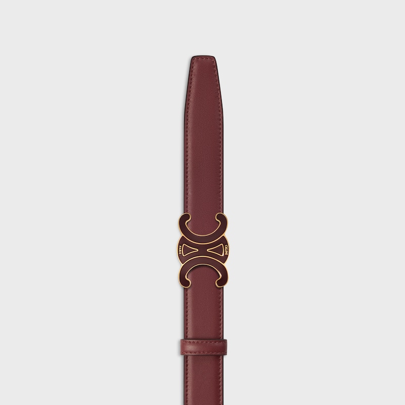 Wendbarer Riemen 25 mm AUS glattem und genarbtem Kalbsleder -  -  - 1 | CELINE