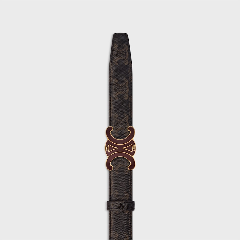 Wendbarer Riemen 25 MM AUS Triomphe Canvas und nat&uuml;rlichem Kalbsleder -  -  - 1 | CELINE