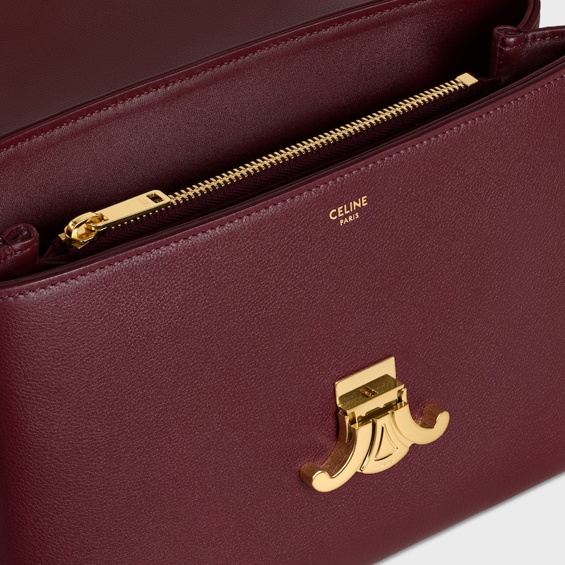 MEDIUM NINO BAG IN SUPPLE GRAINED CALFSKIN - LIGHT BURGUNDY - NINO - 1 | CELINE