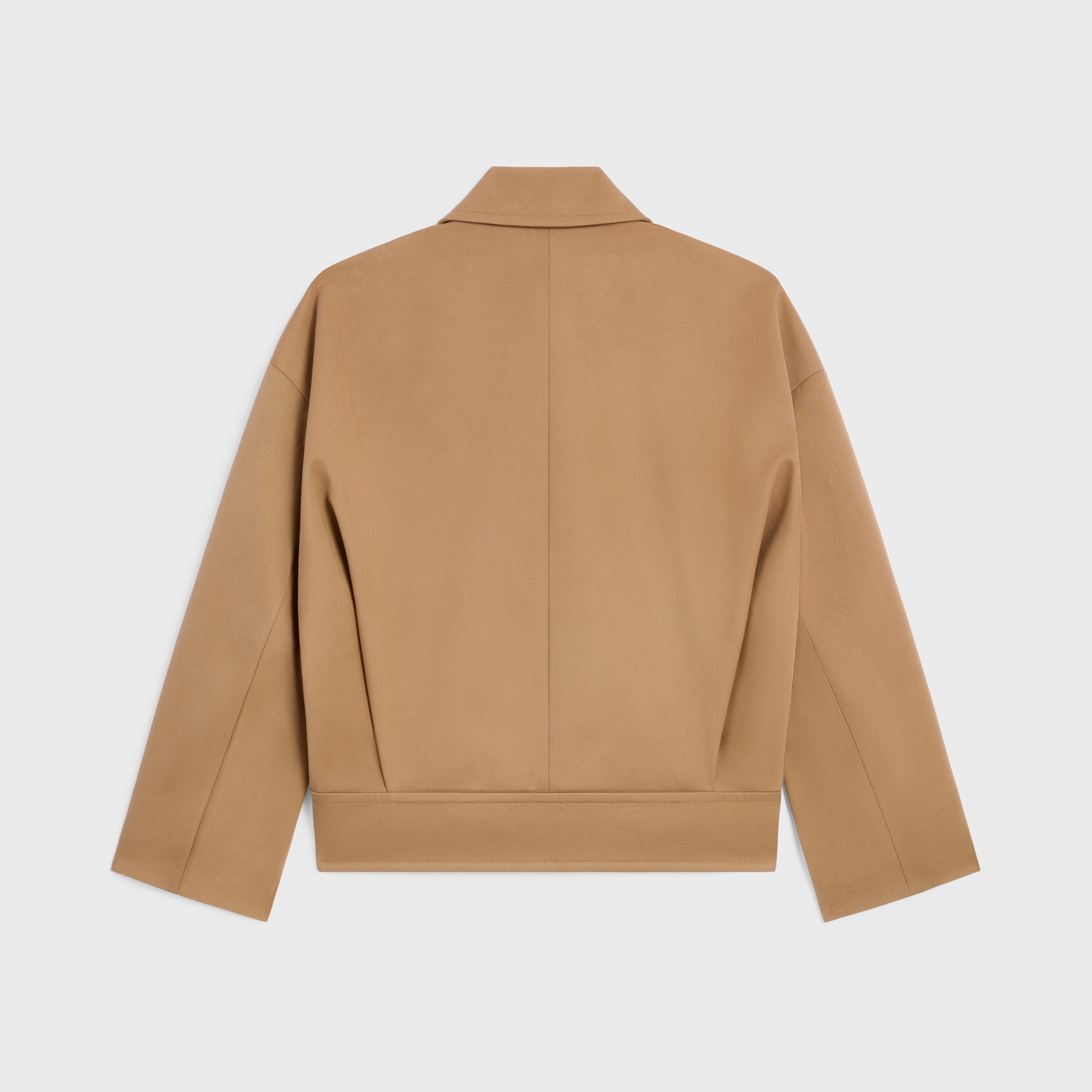 ジャケット / コットン & ウールギャバジン - キャメル | CELINE