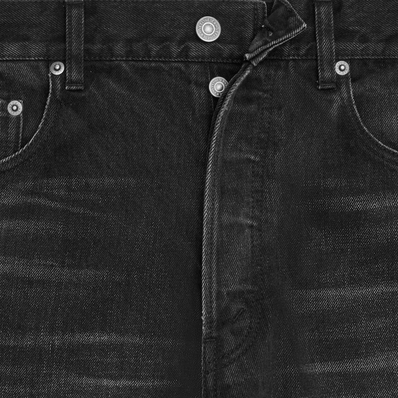 max jeans in cotton denim - NEW MAX BLACK WASH + PATCH DEB -  - 1 | CELINE